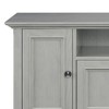 72" Wood Transitional TV Stand with Two Drawers, Two Framed Doors and Adjustable Shelves For Living Room and Bedroom - 2 of 4