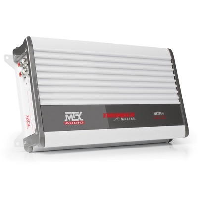 MTX Audio WET75.4 Thunder Marine 100W x 4 @ 2Ω Class A/B Marine Grade Amplifier