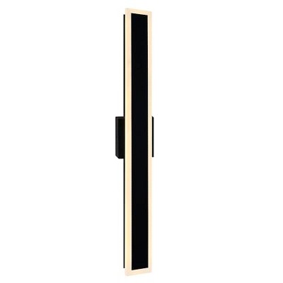 CWI Lighting Malibu LED Integrated Black Outdoor Wall Light