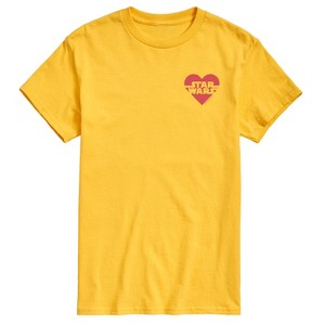 Men's - Star Wars - Valentine Heart Logo Short Sleeve Graphic T-Shirt - 1 of 4