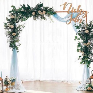 Backdrop Stand Metal Arch - 8FT x 8FT Square Wedding Arch Stand for Balloons, Flowers, Anniversary ceremony & Birthday Party Decor - 1 of 4