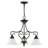 Livex Lighting Coronado 3 - Light Chandelier in  Bronze - 4 of 4