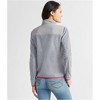 Aeropostale Womens Solid Full-Zip Fleece Jacket, Grey, Small - 2 of 2