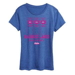 Women's - Barbie - Barbie Land Delivery Milk Short Sleeve Graphic T-Shirt - 1 of 4
