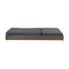Christopher Knight Home Mira Outdoor Adjustable Acacia Wood Chaise Lounge with Cushion (Set of 4) - 4 of 4