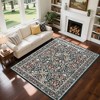 Floral Area Rugs for Living Room Washable Rugs - 3 of 4