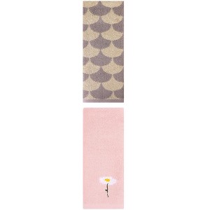 REGALWOVEN 2 Pack Soft Absorbent Cotton Hand Towel for Bathroom Home Decor - 1 of 4