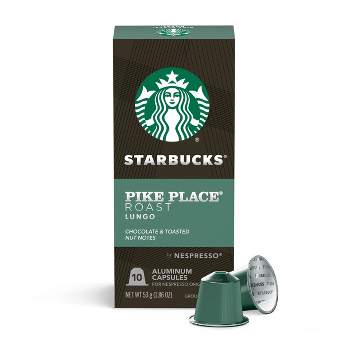 Starbucks by Nespresso Original Line Pods Medium Roast Coffee Pike Place Roast - 10ct