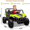 Garvee 24V Ride On UTV for Big Kids, 2 Seater Electric Car with Remote Control, LED Lights, Shock Absorbers, Storage, Ride On Toy for Kids - 2 of 4