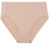 Memoi Ladies Combed Cotton Basic Brief Underwear 3-Pack - 4 of 4