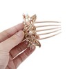Unique Bargains Women's Two Flowers Hair Insert Comb 1 Pc - 3 of 3
