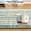 Fulvari Washable Hallway Runner Rug Modern Bordered Print Rugs Non-Slip Indoor Runners for Entryway Low Pile Area Rug Kitchen Waterproof - 4 of 4