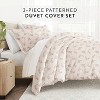 Apricot Rose 3PC Duvet Cover Set - Modern Pattern, Soft & Breathable, Easy Care - Becky Cameron - 2 of 4