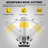 ZACHVO 20V Cordless Brushless Jigsaw with LED, 6 Speeds, 4 Orbital Settings, Bevel Cutting, 6 Blades Included - 3 of 4