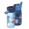Zak Designs 2pk 18oz Spidey and His Amazing Friends Harmony Straw Water Bottle Blue - 4 of 4
