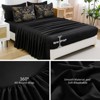 BAGOKIE 7 PCS Bed in a Bag Flower Reversible Comforter with Sheets Bedding Set - 3 of 4