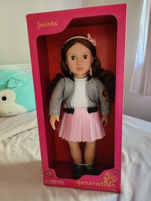 Our Generation Jacinta 18 Fashion Doll With Pink Skirt & Sweater : Target