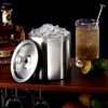 Viski Harrison Stainless Steel Ice Bucket for Restaurants or Home Bars, Insulated Ice Bucket with Lid for Bottles, Stainless Steel Bucket Set of 1 - 2 of 4