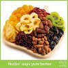 Nut Cravings Dried Fruit & Nuts Gift Basket in Reusable Wooden Apple Tray + Green Ribbon (9 Assortments) - 2 of 4