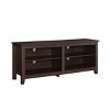 GlasFlength TV Stands and Consoles TV Console Table TV Center TV Stand with Storage Shelves Elegant for Living Room, Brown, 58"*16"*24" - 3 of 4
