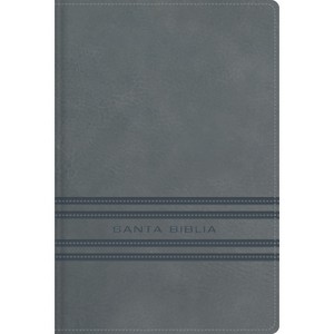 Nbla, Santa Biblia, Edición Versificada, Tamaño Bolsillo, Leathersoft, Gris, Palabras de Jesús En Rojo, Comfort Print - (Leather Bound) - 1 of 1