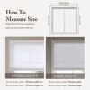 Dsvimoy Curtain Panel Galen Matte Cordless Roman Blind for Sleek Room Design, White, 6.13"*9.25"*8.07" - 3 of 4