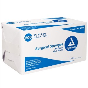 Dynarex Surgical Sponges, Non-Sterile Cotton Gauze - 1 of 1