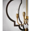 Maxim Lighting Crest 4 - Light Chandelier in  Oil Rubbed Bronze/Antique Brass - 4 of 4