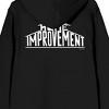 Home Improvement Series Logo Adult Black Zip-Up Hoodie - 4 of 4