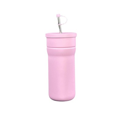28.75oz/850ml stainless steel straw cup, insulated coffee cup for car