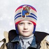 Super Mario Winter Hat and Gloves Set, Kids Ages 4-7 (Gray/Blue Design) - 2 of 2