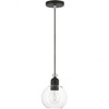 Livex Lighting Downtown 1 - Light Pendant in  Black/Brushed Nickel - 4 of 4