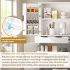 72" Fluted Kitchen Pantry Cabinet, Freestanding Cupboard Storage Cabinet with Drawers, Coffee Bar Cabinet for Living Room Hallway - 4 of 4