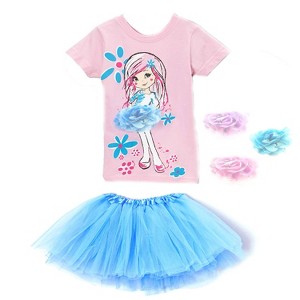 Mi Amore Gigi Interchangeable Tutu Top & Tutu Skirt Set - 1 of 2