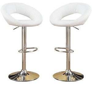 NicBex Set of 2 Bar Stools for Kitchen Island,Modern Faux Leather Counter Bar Stools with Footrest,Bar Chairs for Dining Rooms,Kitchens Islands - 1 of 4
