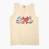 Simply Sage Market Coquette Ship Anchor Garment Dyed Tank - 3 of 3