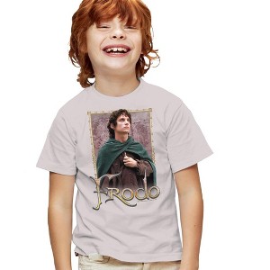 Lord Of The Rings Frodo Kids T Shirt For Youth, Silver - 1 of 4