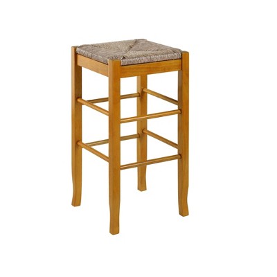 29" Boraam Industries Rush Seat Barstool - Oak