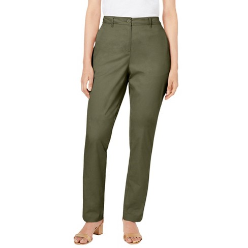Jessica London Women's Plus Size Two Piece Sleeveless Tunic Top Capri Pants  Linen Blend Set - 20, Waterfall Green : Target
