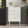 4 Drawer Dresser for Bedroom, Modern Nightstand, Chest of Drawers with Deep Drawers, Wooden Dresser, Side Table for Living Room, Hallway - 2 of 4