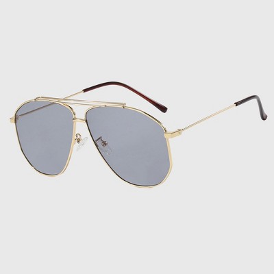 Anna-Kaci Women's Retro Aviator Sunglasses Gold Frame