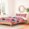 Deny Designs Full/Queen Insvy Design Studio Cocoa Cookies Duvet Cover and Pillow Sham Green - 2 of 4