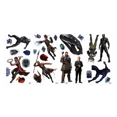 RoomMates Marvel Black Panther Peel and Stick Wall Decal 2 Sheets