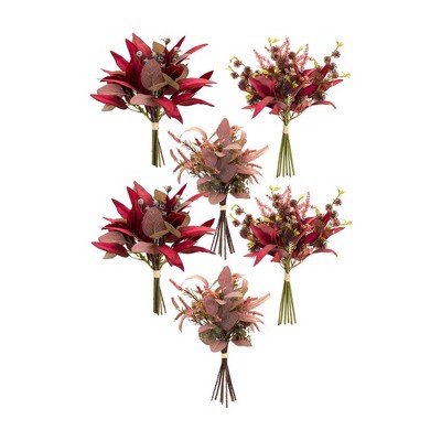 Autumn Elegance Mixed Floral Tabletop Arrangement - 20.5"