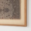 18" x 18" Vintage Textile Framed Under Glass - Threshold™ designed with Studio McGee - image 3 of 4