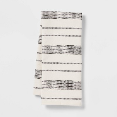 Cotton Kitchen Towel Black - Threshold™