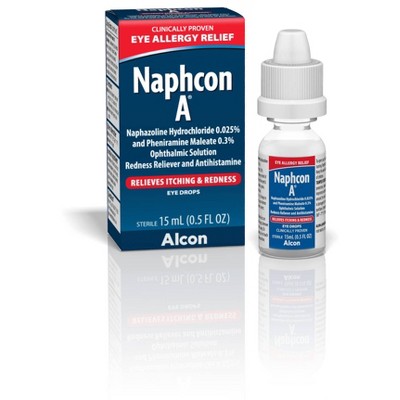 Alcon Naphcon-A Eye Allergy Relief Eye Drops - 0.5oz