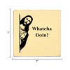 Slickblue Rustic Jesus Quote Wall Sign 7x7 – Solid Wood Plaque for Shelf or Hanging, Funny Faith Decor, Color Options - 3 of 3