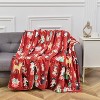 Comfort Ultra-Plush Flannel Blanket Christmas Plaid Christmas Tree. - 3 of 4
