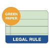 Tops Prism Plus Colored Legal Pads 8 1/2 x 11 3/4 Green 50 Sheets Dozen 63190 - 3 of 4